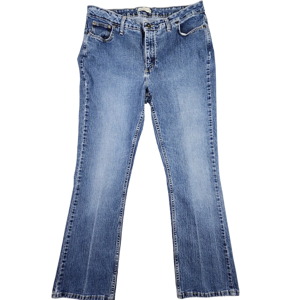 Riders by Lee Bootcut Jeans Womens‎ 18M Blue Medium Wash Stretch Denim